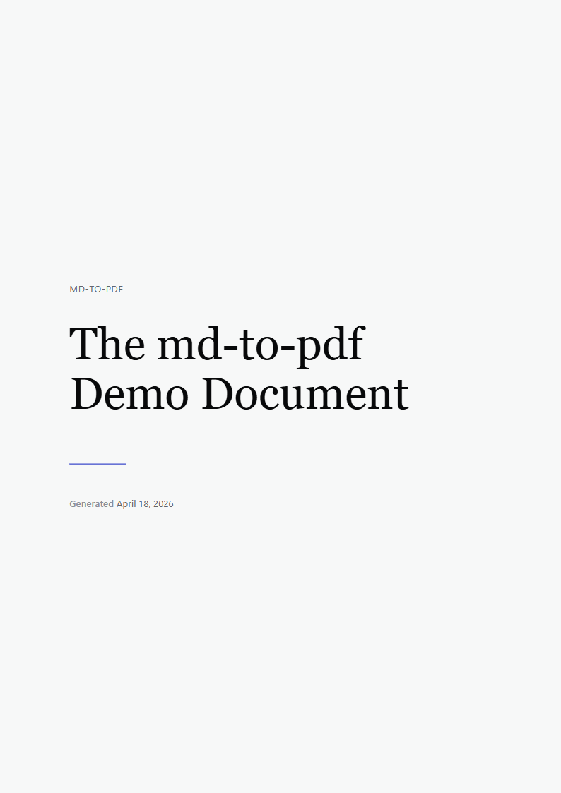 PDF rendered with the Linear design, light mode